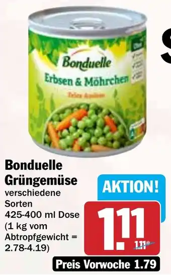 Hit Bonduelle Grüngemüse Angebot