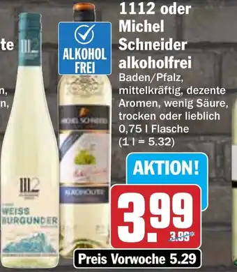 Hit 1112 oder Michel Schneider alkoholfrei Angebot