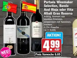 Hit Portada Winemaker Selection, Banda Azul Rioja oder Viña Albali Gran Reserva Angebot