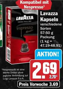 Hit LAVAZZA Kapseln Angebot