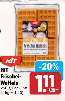 Hit HIT Frischei- Waffeln Angebot