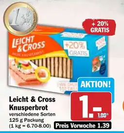 Hit Leicht & Cross Knusperbrot Angebot