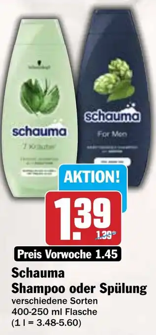 Hit Schauma Shampoo oder Spülung Angebot