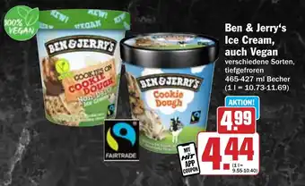 Hit Ben & Jerry's Ice Cream, auch Vegan Angebot