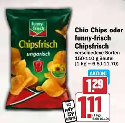 Hit Chio Chips oder funny-frisch Chipsfrisch Angebot