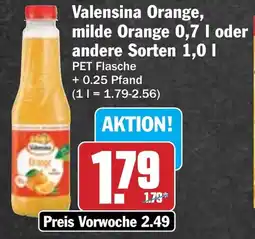 Hit Valensina Orange, milde Orange oder andere Sorten Angebot