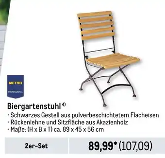 METRO METRO PROFESSIONAL Biergartenstuhl Angebot