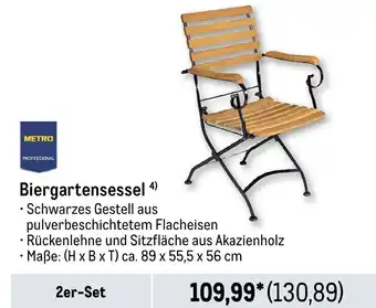 METRO METRO PROFESSIONAL Biergartensessel Angebot