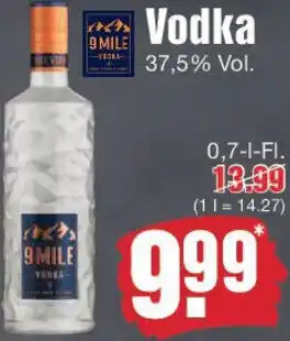 Edeka 9 MILE Vodka Angebot
