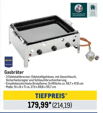 METRO METRO PROFESSIONAL Gasbräter Angebot