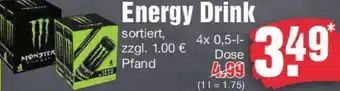 Edeka MONSTER Energy Drink Angebot