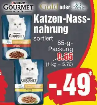 Edeka Purina Gourmet Katzen Nassnahrung Angebot