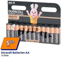 Action Duracell Batterien AA Angebot