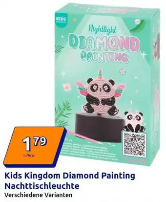 Action Kids Kingdom Diamond Painting Nachttischleuchte Angebot