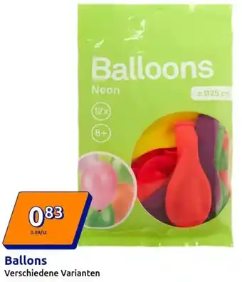 Action Ballons Angebot