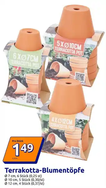 Action Terrakotta-Blumentöpfe Angebot