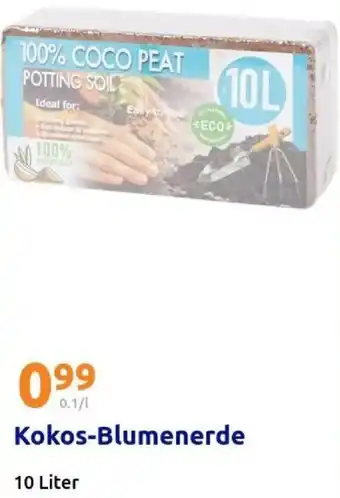 Action Kokos-Blumenerde Angebot