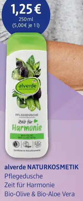 dm drogerie alverde NATURKOSMETIK Pflegedusche Angebot