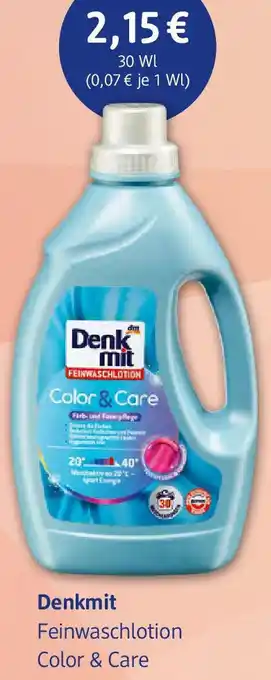 dm drogerie Denkmit Feinwaschlotion Color & Care Angebot