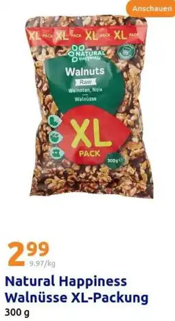 Action Natural Happiness Walnüsse XL-Packung Angebot