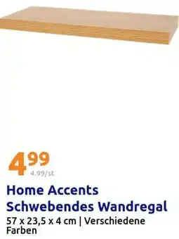 Action Home Accents Schwebendes Wandregal Angebot