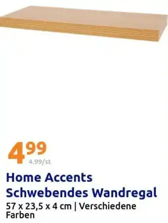 Action Home Accents Schwebendes Wandregal Angebot