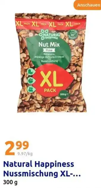 Action Natural Happiness Nussmischung XL-Pack Angebot