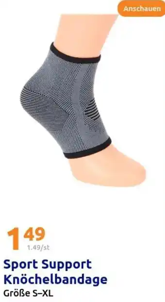 Action Sport Support Knöchelbandage Angebot