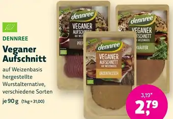 Biomarkt DENNREE Veganer Aufschnitt Angebot