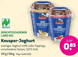 Biomarkt BERCHTESGADENER LAND BIO Knusper-Joghurt Angebot