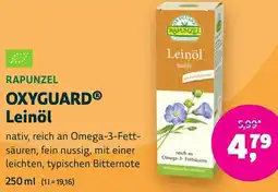 Biomarkt RAPUNZEL OXYGUARD Leinöl Angebot