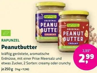 Biomarkt RAPUNZEL Peanutbutter Angebot