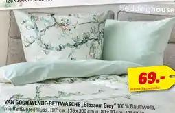 Höffner Beddinghouse van gogh wende-bettwäsche blossom grey Angebot