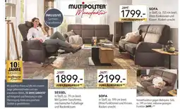 Multipolster Sofa oder sessel Angebot