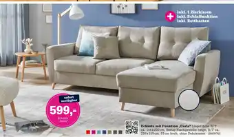 Höffner Ecksofa mit funktion „carla“ Angebot