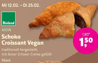 Biomarkt Bioland MOIN Schoko Croissant Vegan Angebot