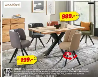 Höffner Woodford esstisch oder polsterstuhl Angebot