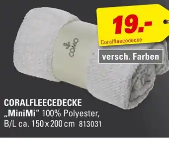 Höffner Como coralfleecedecke „minimi“ Angebot