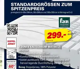 Höffner F.a.n. frankenstolz schlafkomfort 7-zonen kaltschaum-matratze Angebot