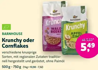 Biomarkt BARNHOUSE Krunchy oder Cornflakes Angebot