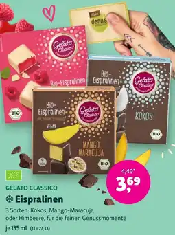 Biomarkt GELATO CLASSICO Eispralinen Angebot