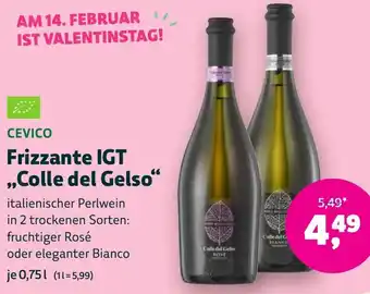 Biomarkt CEVICO Frizzante IGT ,,Colle del Gelso" Angebot