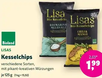 Biomarkt LISAS Kesselchips Angebot