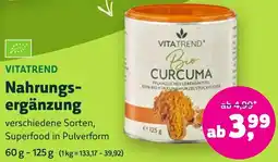 Biomarkt VITATREND Nahrungsergänzung Angebot