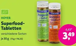 Biomarkt HOYER Superfood Tabletten Angebot