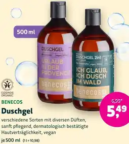 Biomarkt BENECOS Duschgel Angebot