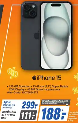 K+B Expert Apple iPhone 15 Angebot