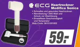 K+B Expert ECG Haartrockner Modifica Sonica Angebot