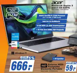 K+B Expert acer Notebook Aspire 3 (A317-54-53VY) Angebot