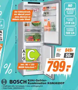 K+B Expert BOSCH Kühl-Gefrier-Kombination KGN3621CF Angebot